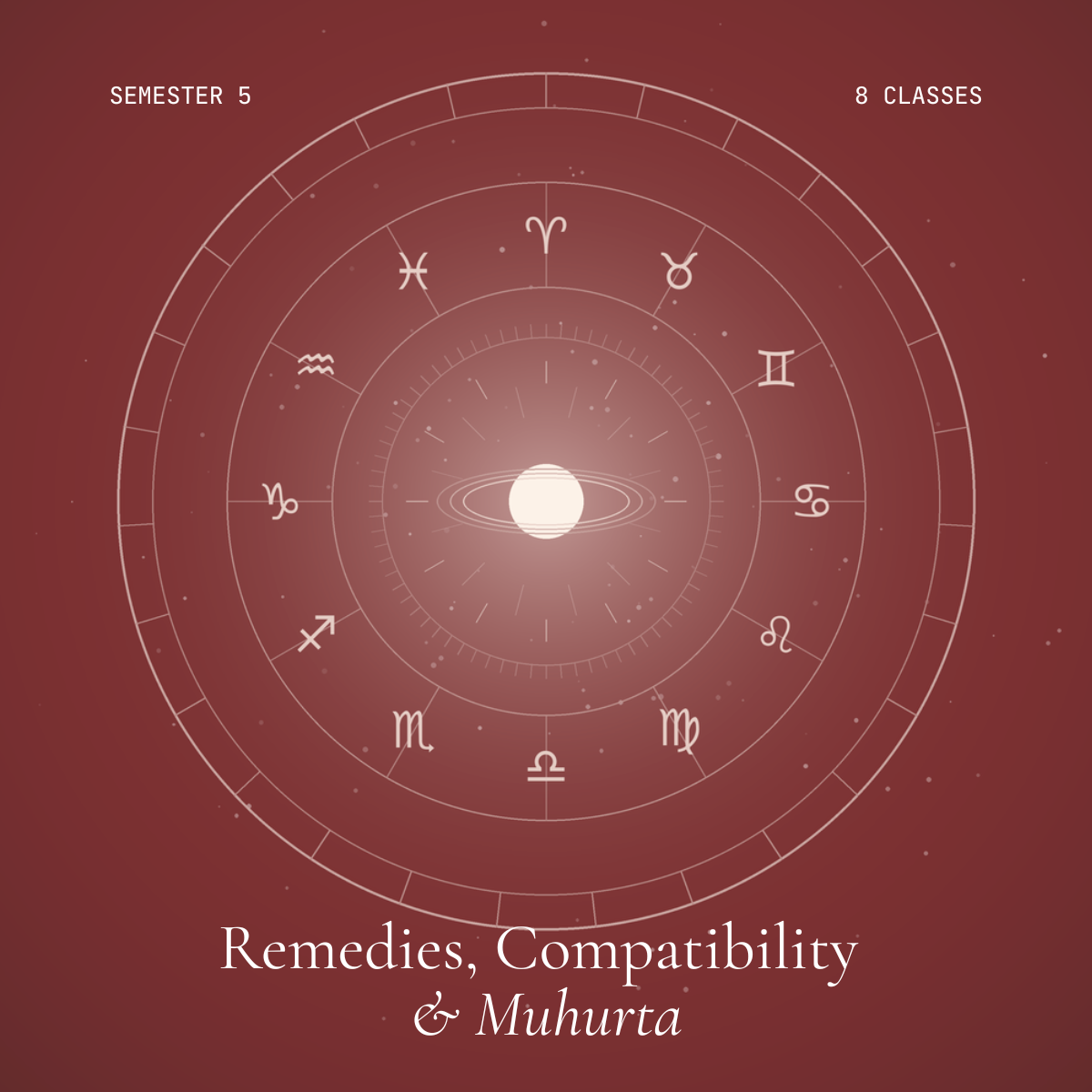 Remedies, Compatibility & Muhurta: Advanced Techniques — Semester 5